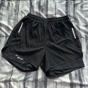 Mens 2 in 1 summer running shorts